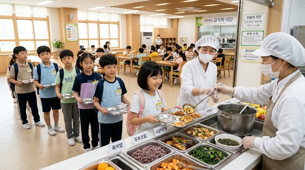 초등학교 급식 식자재 공급