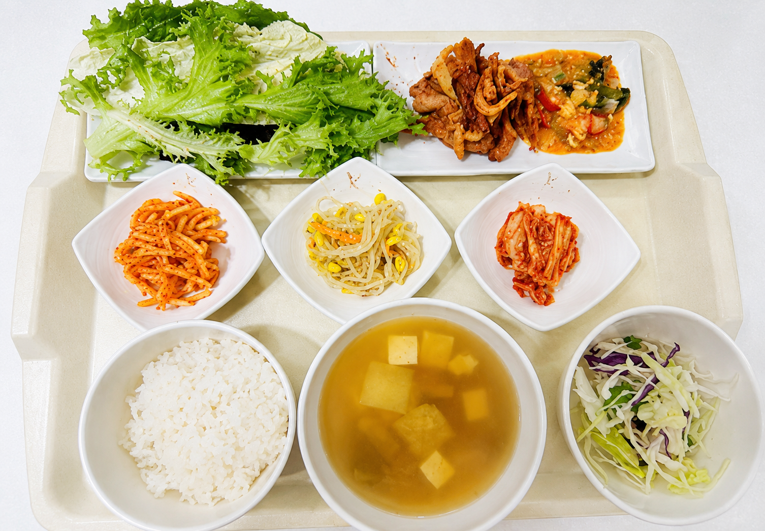 메뉴 급식 사진