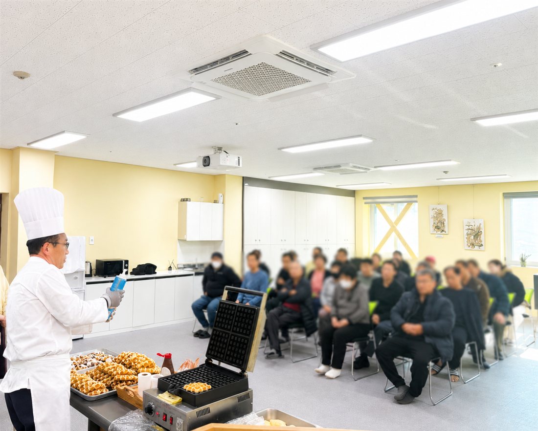 현대에프앤비 요양원 사업장 위탁급식 현장