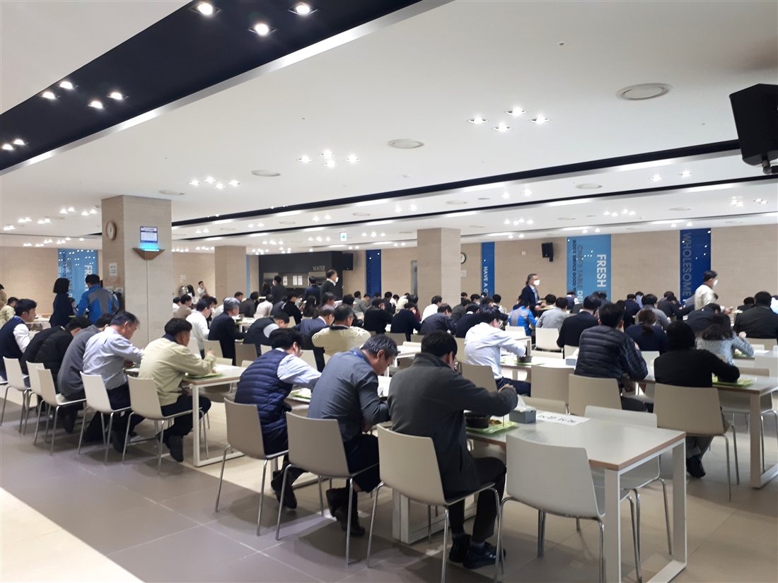 현대에프앤비 중형 사업장 위탁급식 현장